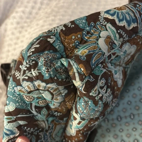 Women’s Vera Bradley Messenger Bag - Java Chip - Picture 4 of 14